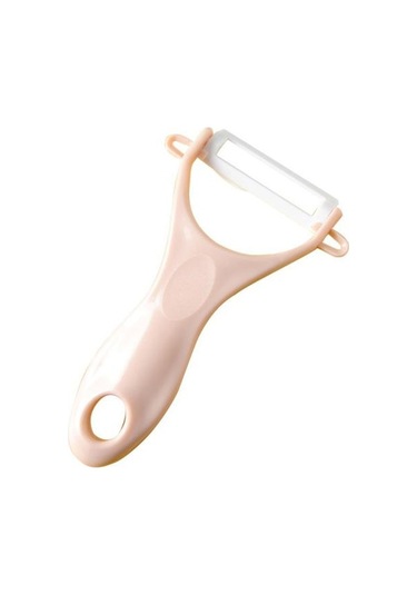 Pembe Asma Deliği İle Dayanıklı Sebze Soyucu Mutfak Aracı Moda Çok Fonksiyonlu Pembe