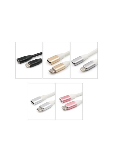 Xiyyadms Usb 3.1 Type-c Ertirme Kablosu 1m , Tam Fonksiyonlu Şarj-verici-video, Hem Cep Telefonuna Hem Bilgisayara Uygun, İnce Tasarım, Siyah