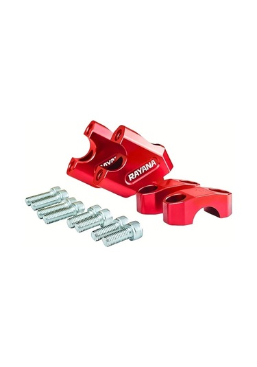 Dream011 Blue Rayana 1 Çift Alüminyum Alaşım Motosiklet Gidon Yükseltici 22mm Cnc