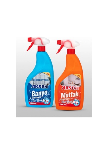 Aks Bril Mutfak ve Banyo Temizleyici 2 x 1 L