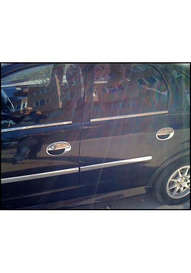 Opel Corsa C Krom Kapı Kolu Çerçeve 4 Kapı 2000-2007 P. Çelik