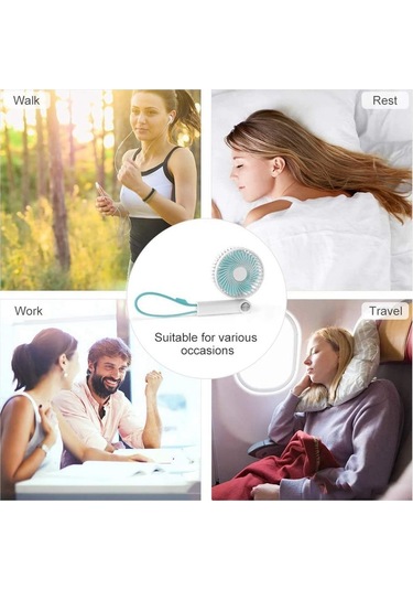 Soulader Taşınabilir Usb Şarjlı Mini El Fanı - Kolay Taşınabilir Kişisel Serinletici