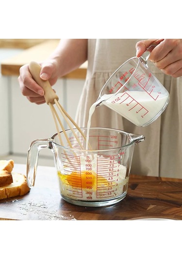House Axiom Mutfak İçin Cam Ölçü Kabı 350 Ml 213039764 Beyaz