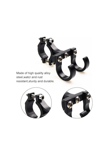 Xbyc 2147 Bisiklet Elektrikli Motosiklet Ve Scooter Alüminyum Gidon Eşya Taşıma Kancası Kırmızı