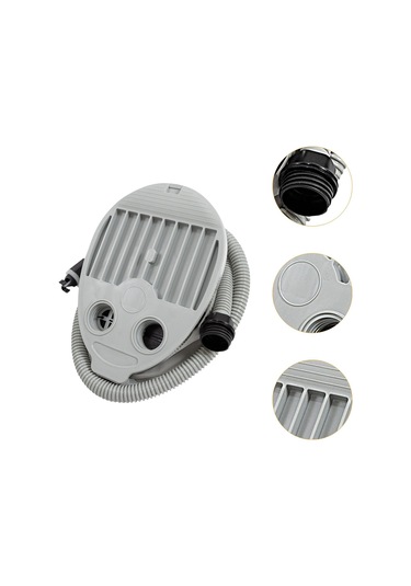 Suntek Şişme Tekne Pompası Kano Evrensel Sürüklenen Körük Ayak Gri