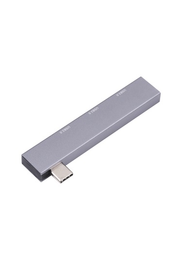 Sones 839 Usb-c/type-c Erkek - Çift Usb 2.0 + Usb 3.0 Dişi Adaptör Gümüş