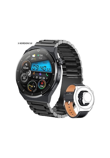 Yuvarlak Spor Klasik Arama Yapan Erkek Akıllı Saat Android Ve Ios Huawei Iphone Samsung Uyumlu