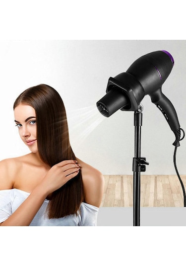 Ganzhoushop Pratik Sağlam Saç Kurutma Makinesi Rafı Çok Amaçlı Moda Aksesuarı Ev Ve Salonlar İçin Ayarlanabilir Ve Taşınabilir Günlük Kullanımgri Çok Renkli