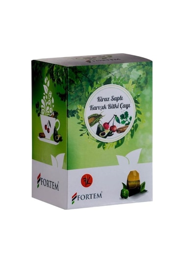 Fortem Kiraz Saplı Karışık Bitki Çayı 45'li