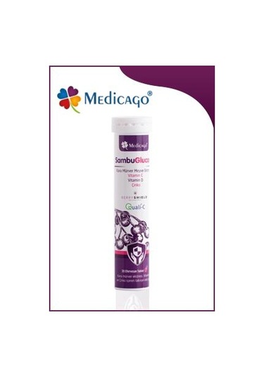 Medicago Sambuglucan Kara Mürver Meyve Ekstresi 20 Efervesan Tabl