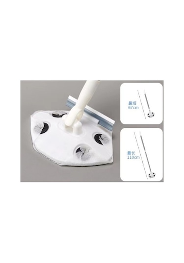 Islak Mendil Uyumlu Pratik Çek Çekli Mop Çok Renkli