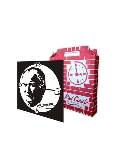 Mustafa Kemal Atatürk Duvar Saati Kum Boyama Seti-red Castle S-0009 Renkli