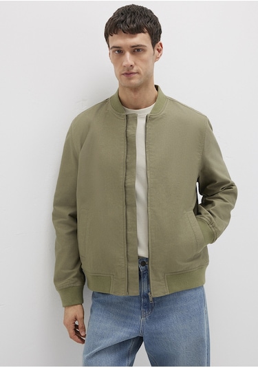 Mavi - Yeşil Bomber Ceket 0110582-71559 Yeşil