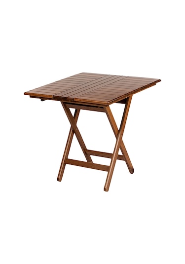Yönetmen Katlanır Ahşap Bahçe Balkon Seti: 80x80 Masa +2 Sandalye Kahverengi Yönetmen Katlanır Ahşap Bahçe Balkon Seti: 80x80 Masa +2 Sandalye Kahverengi