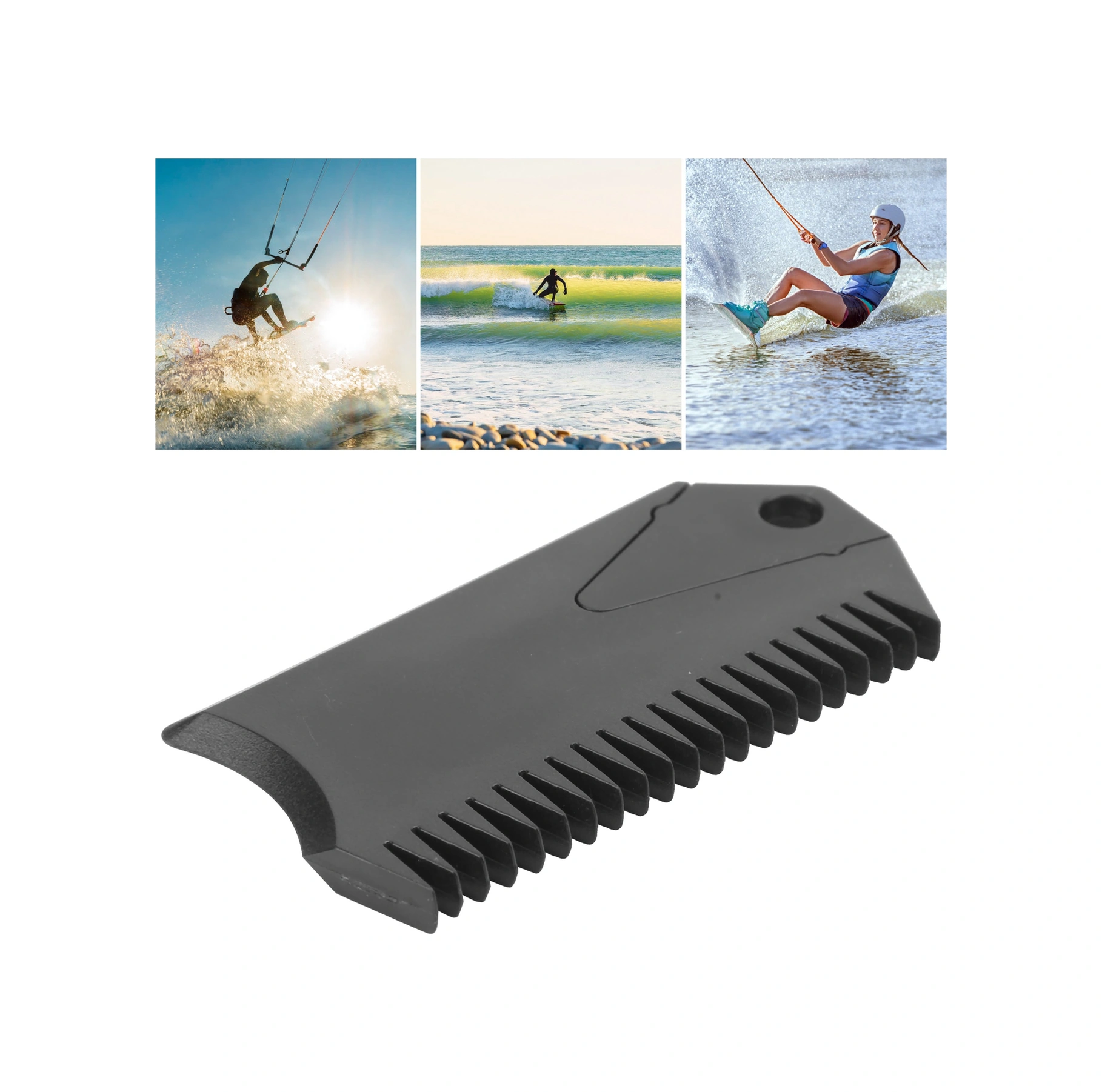 Vkemall Surf Tahtası Mürekkep Tarak Seti - Pvc Malzeme, Tırnaklı Ve Düz Kenar, Fin Anahtarı İle Kaykay Ve Sörf Tahtaları İçin