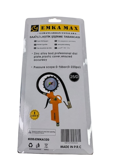 Emka Max Saatli Lastik Şişirme Tabancası