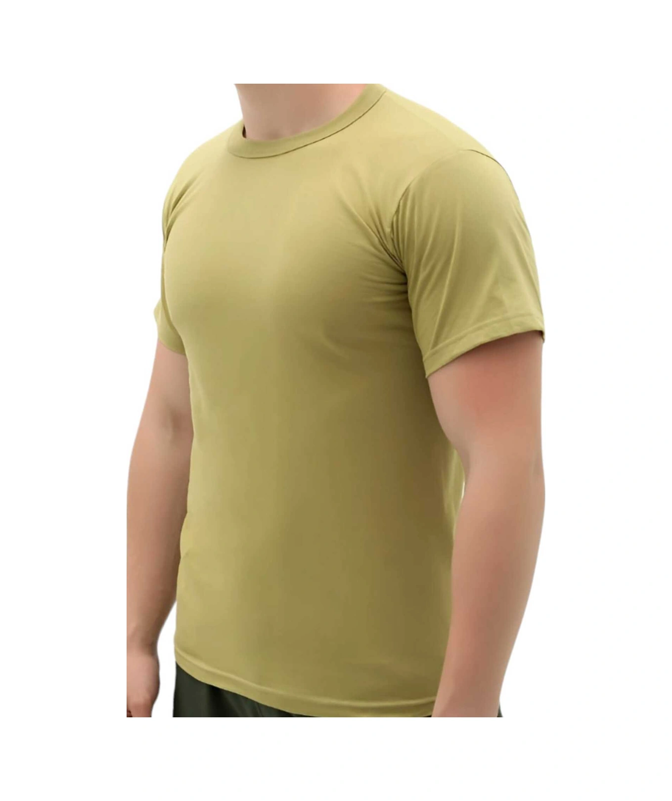 Tezzgelsin Erkek Sıfır Yaka Pamuklu 3'lü Fanila Asker Atleti Asker Çamaşırı Yeşil