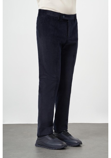 Koyu Lacivert Fitilli Desen Kadife Pamuklu Yan Cep Comfort Fit Classic Pantolon 1003245160 Koyu Lacivert Koyu Lacivert Fitilli Desen Kadife Pamuklu Yan Cep Comfort Fit Classic Pantolon 1003245160 Koyu Lacivert