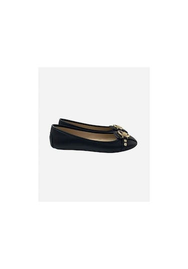 Michael Kors Fulton Studded Moccasin Kadın Babet Sıyah