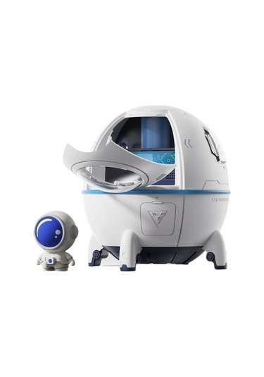 A Goodshop Uzay Kapsülü Ultrasonik Hava Nemlendirici, Astronot Gece Lambası, Usb Dekoratif Difüzör