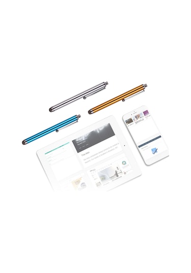 Aubyhe 7.0 Nano Altın Renkli Metal Kapasitif Stylus, Tüm Dokunmatik Ekranlar İçin Evrensel Kalem