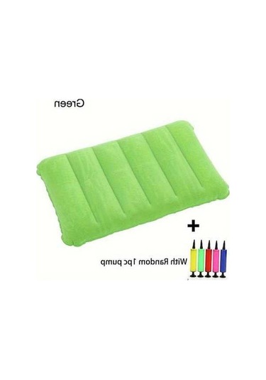 Trendooze Yatak Kamping Seyahat Şişme Yastık Pompa Portatif Gri Gri