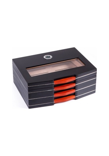 Parmida Humidor Puro Saklama Kutusu - Siyah 0162