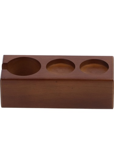 3 Gözlü Ahşap Tamper Standı - Yongtao A