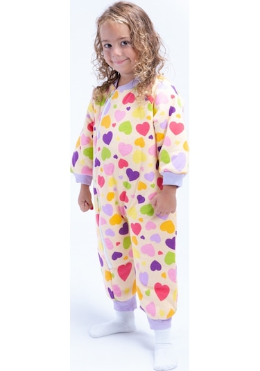 Kalp Desenli Kız Çocuk Uyku Tulumu 001