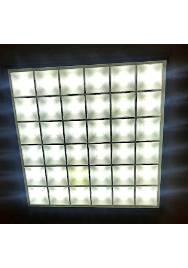 2 Adet 90 Watt 60x60 Panel Led Mercekli 36 Gözlü Özel Ürün Beyaz