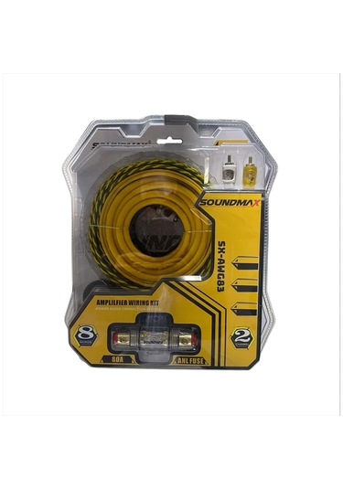 Soundmax Sx-awg83 8ga Oto Anfi Kablo Seti