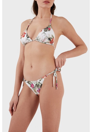 Guess Bayan Bikini Altı E02o21mc045 P06w Beyaz Yeşil