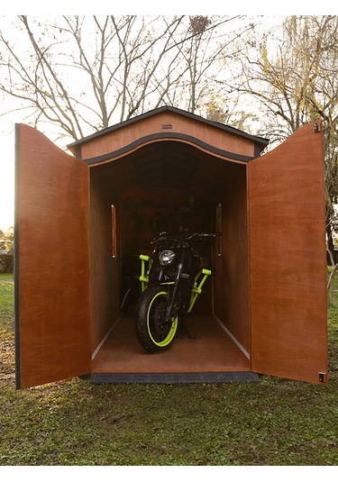 Mandu Ahşap Motosiklet Ve Atv Garajı Takım Odası Ahşap