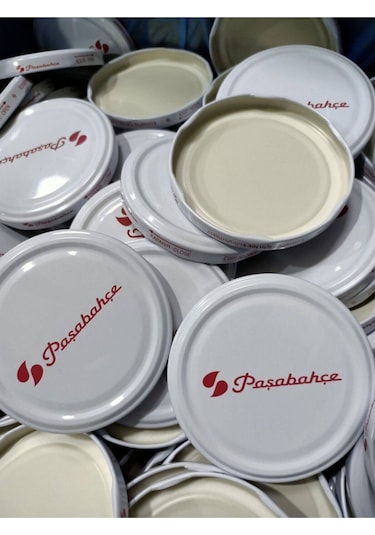 Paşabahçe Konserve Kavanoz Kapağı 50 Adet Metal Beyaz Silikonlu