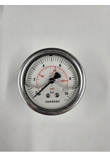 Çap 63 Pano Tip 10 Bar Gliserinli Manometre - Pakkens
