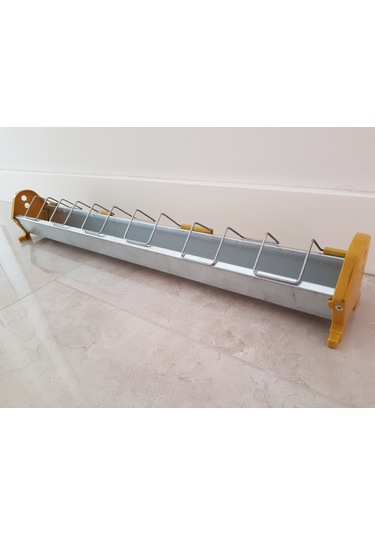 Güvercin Civciv Metal Galvaniz Yemlik 75 Cm 2  Adet