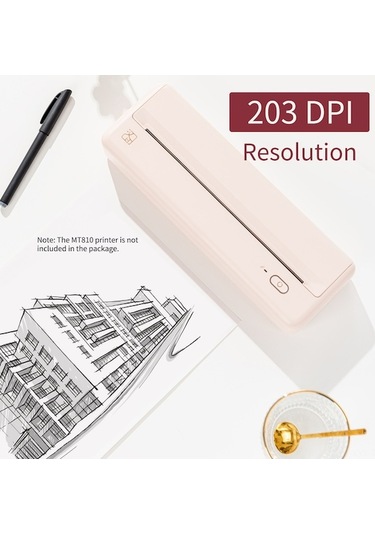 Flybuy Mt810 Termal Kağıt 2'li Paket - A4, 25 Sayfa, 10yıllık Saklama, Bpa'sız