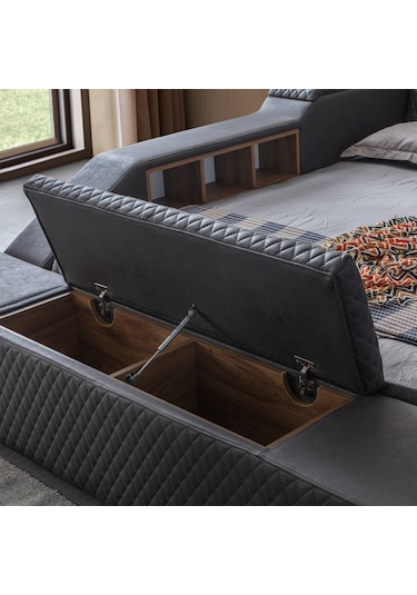 Eymense Escalade Akıllı Lüx Karyola Antrasit