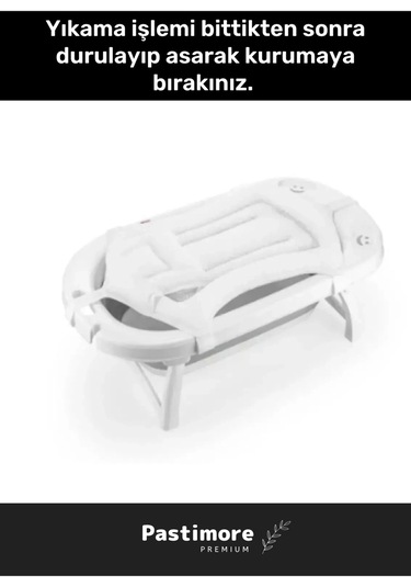 Premium Ultra Lüx Tüm Küvetlerle Uyumlu Köpük Dolgulu Kafa Yastıklı Bebek Banyo Filesi