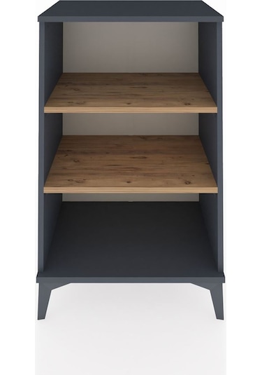 Hyperion Komodin 2 Raflı 60x44x96 Antrasit-çam Antrasit