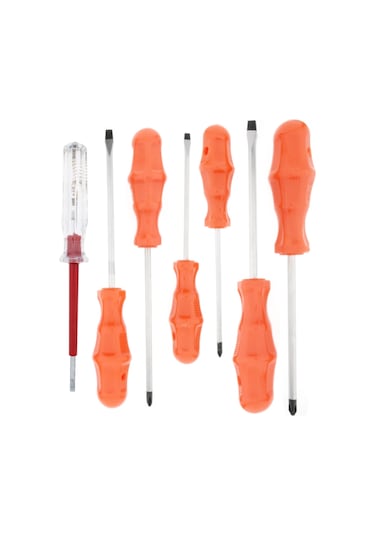 Tek-iş Yıldız Tornavida , Düz Tornavida , Kontrol Kalemi , Tornavida Seti 1010 7 Parça