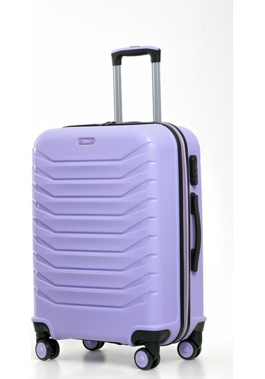 Yefa Pp Polipropilen Kırılmaz Orta Boy Valiz Lila