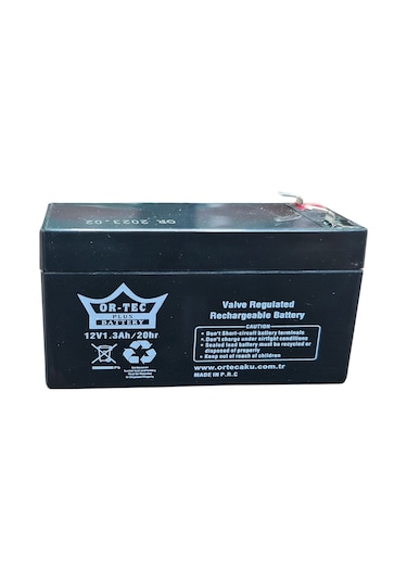 Ortec 12v 1.3ah Akü Bakımsız Kuru Akü