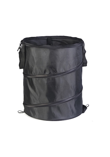 Monyee Dışarıda Kullanıma Uygun Çevirilebilir Kamp Çöp Kutusu - Bahçe Yaprakları Ve Çöp İçin Dayanıklı Taşınabilir M Boyu Bej-açık Kahve, M Kelepçeli