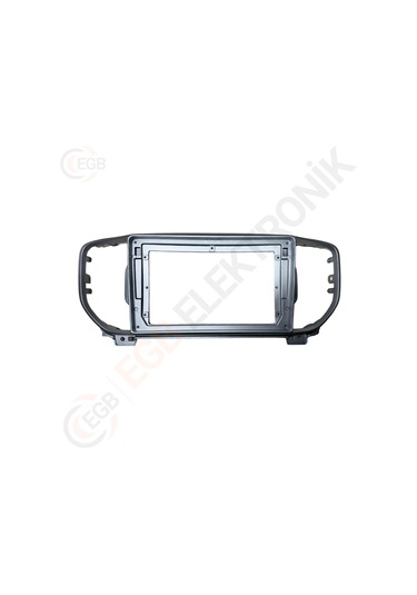 Oto Tablet Çerçeve Kıa Sportage 2016-2018 9" Gümüş Tac-098