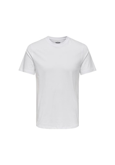 Only & Sons Erkek T Shirt 22025208 Beyaz