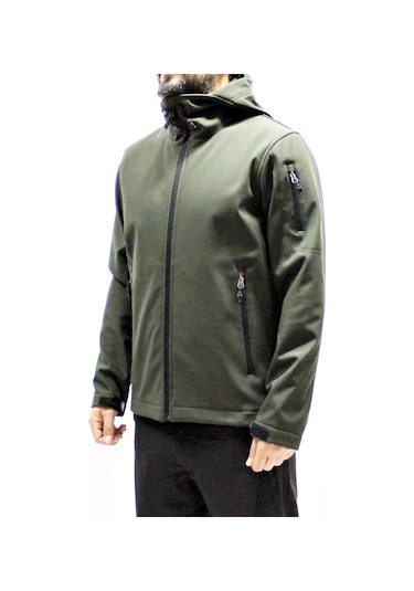 Mudwill Haki Trail Rüzgar Geçirmez Softshell Mont Ceket