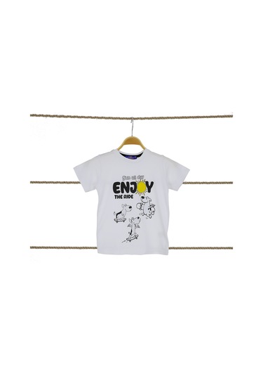Crassi Erkek Çocuk T-shirt Beyaz