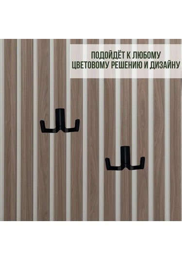 Xindoker Ev Organize İçin Dayanıklı Metal Duvar Kanca Seti - Suya Dayanıklı, Kolay Kurulum, 2 Adet İnci Gri - 4.5cm Siyah