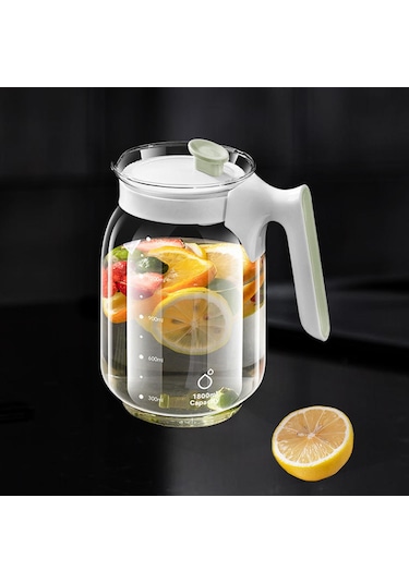 Homyl Soğuk Su Sürahi İçecek Cam 1800 Ml 60 Oz Sangria